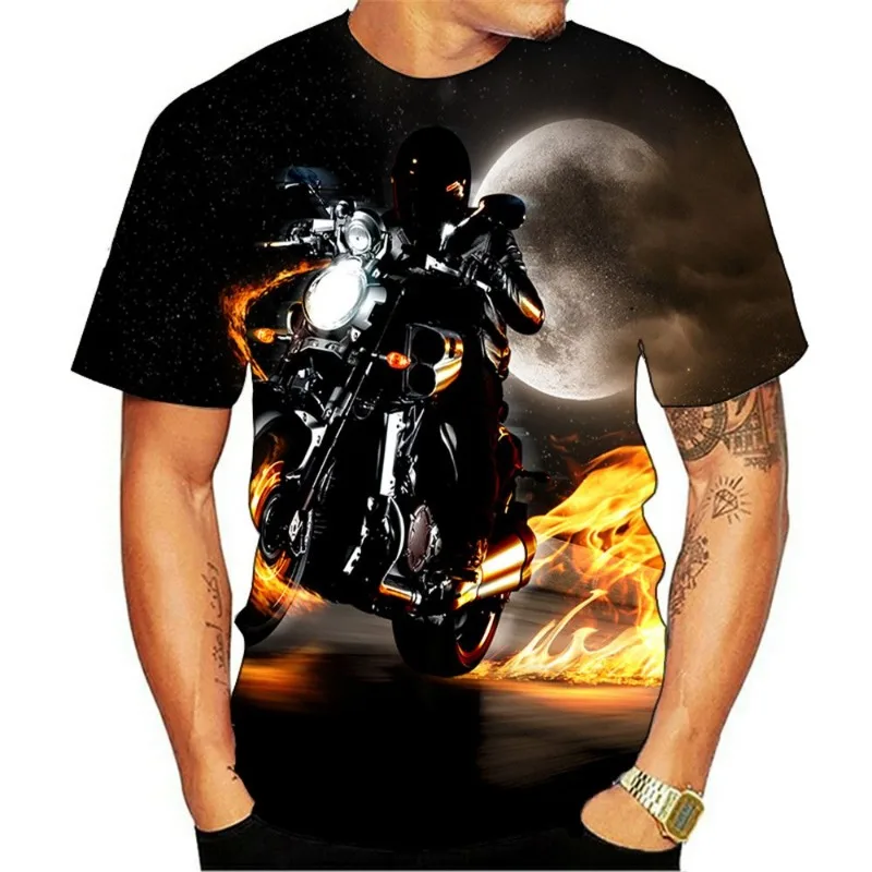 Motorcycle 3D Print T-shirt Men's Summer O-neck Oversized Clothing Casual Fashion Streetwear Harajuku Man Biker Shirt Tees Tops
Motorcycle 3D Print T-shirt Men's Summer O-neck Oversized Clothing Casual Fashion Streetwear Harajuku Man Biker Shirt Tees Tops
