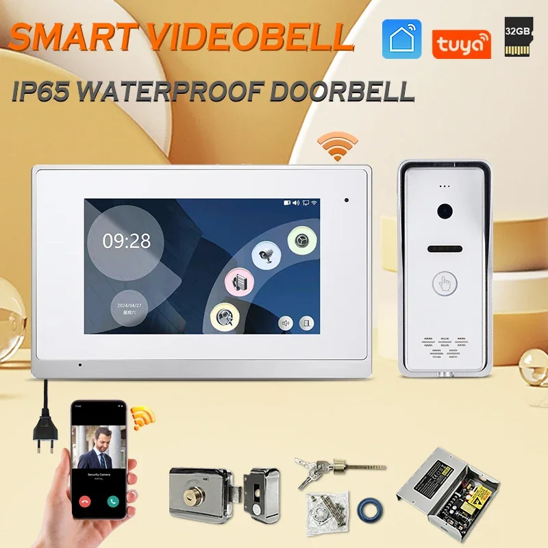 Long Time Use Tuya Smartlife App Wifi Smart Doorbell Camera Alexa Google Home Video Intercom Ower Dc 12-24V From Monitor
Long Time Use Tuya Smartlife App Wifi Smart Doorbell Camera Alexa Google Home Video Intercom Ower Dc 12-24V From Monitor