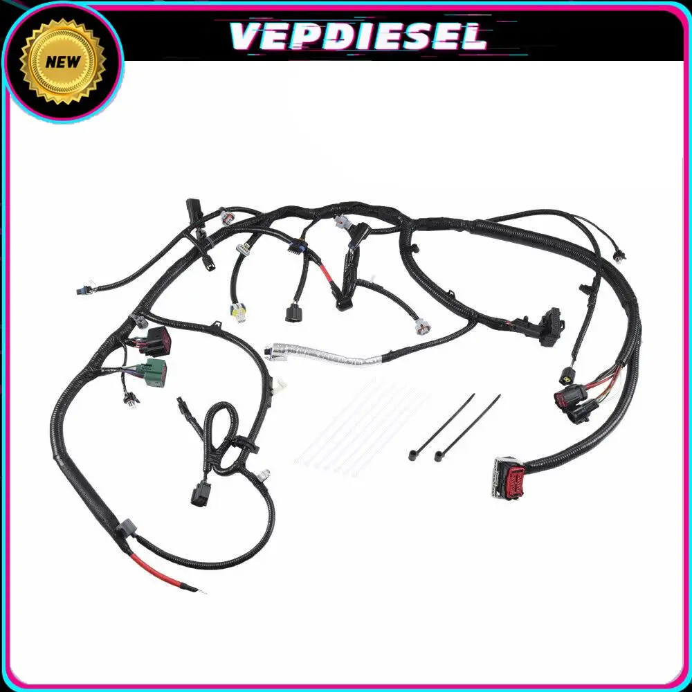 

Brand New Engine Wiring Harness 4C3Z-12B637-CA 4C3Z12B637CA For 2004 Super Duty Ford 6.0L AFTER 9/23/03 With One Year Warranty