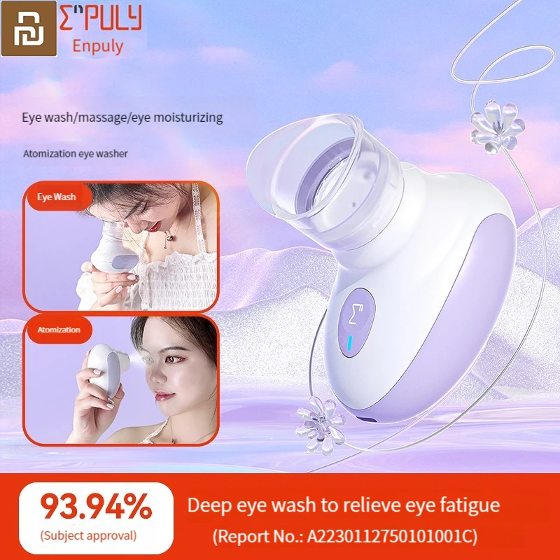 Youpin ENPULY portable Ultrasonic micron Eye Steamer Moisturizing Humidifying Atomizer Water Eyes Soothing Massage Eyewash
Youpin ENPULY portable Ultrasonic micron Eye Steamer Moisturizing Humidifying Atomizer Water Eyes Soothing Massage Eyewash