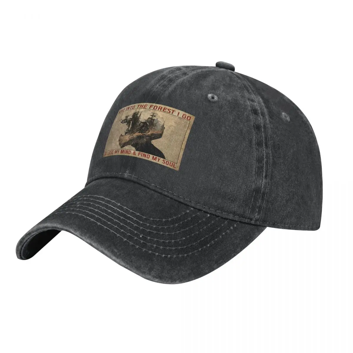 

And Into The Forest I Go To Lose My Mind And Find My Soul - Mountain Biking MTB Cowboy Hat Beach Outing Caps For Women Men's