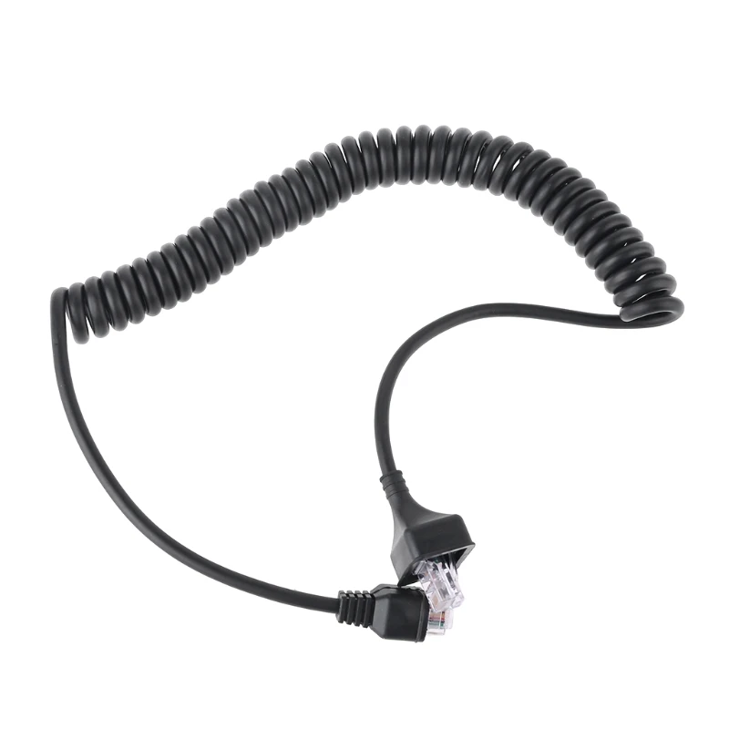 

Y1UB Mic Extension Cable 8 Pin Black Cord for KMC-30 TK-863 TK-863G TK-868 Walkie Talkie Radio