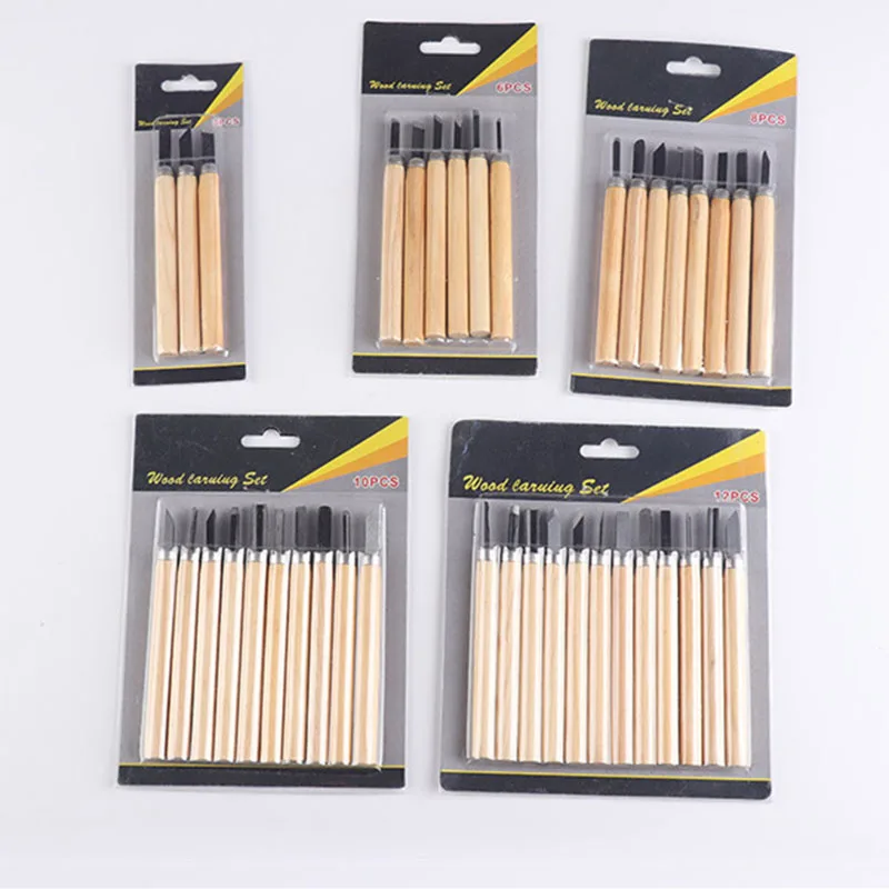 3/6/8/10/12Pcs Wooden Carving Knife Set Steel Utility Knife Tools for Woodworking Floral Fruit Stone Carving Tools
3/6/8/10/12Pcs Wooden Carving Knife Set Steel Utility Knife Tools for Woodworking Floral Fruit Stone Carving Tools