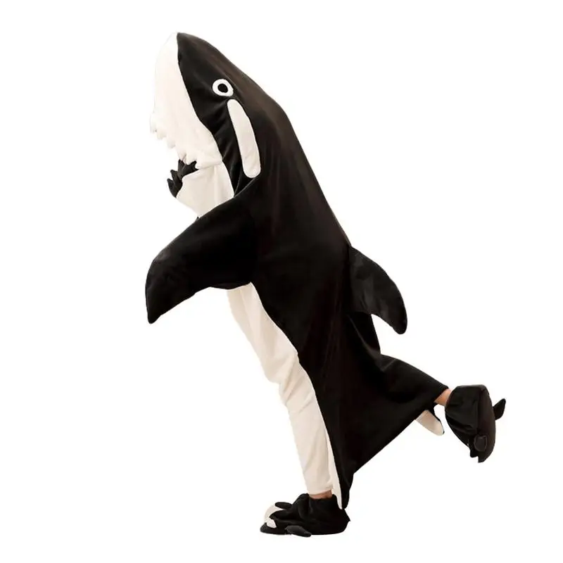 Wearable Shark Blanket Cute Sleeping Bag Cozy Flannel Blanket Hooded Lightweight Super Soft Sleep Bag For Adult Women Men
Wearable Shark Blanket Cute Sleeping Bag Cozy Flannel Blanket Hooded Lightweight Super Soft Sleep Bag For Adult Women Men