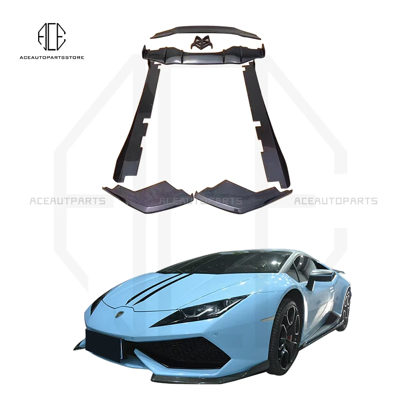 Hot Selling LP610 DMC Style Carbon Fiber Car Bumper Lip Side Skirts Rear Diffuser Spoiler Body kit For Lamborghini Huracan
Hot Selling LP610 DMC Style Carbon Fiber Car Bumper Lip Side Skirts Rear Diffuser Spoiler Body kit For Lamborghini Huracan