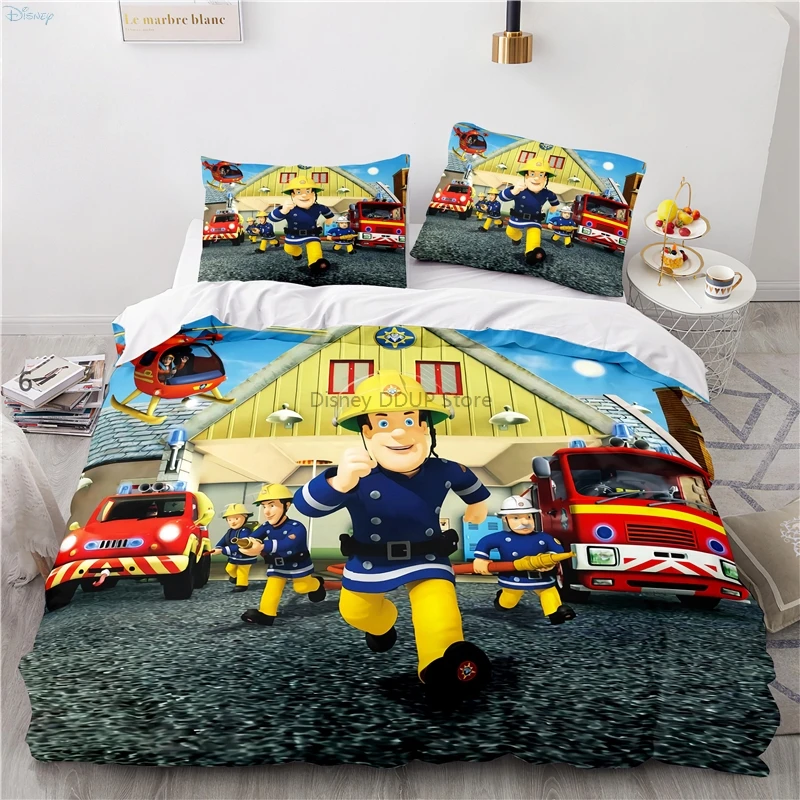 Комплект постельного белья Fireman Sam с рисунком, пододеяльником, искусственным рисунком, 3D-принтом, для взрослых и детей, Прямая поставка
Комплект постельного белья Fireman Sam с рисунком, пододеяльником, искусственным рисунком, 3D-принтом, для взрослых и детей, Прямая поставка