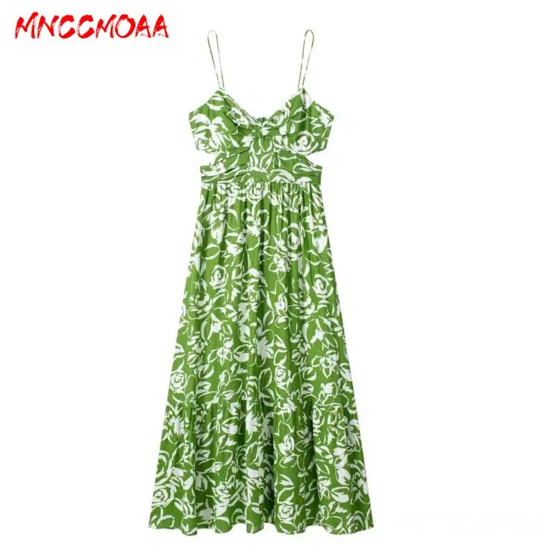 MNCCMOAA-Women's Printed Sling Dress, Female Casual V-Neck Sleeveless Dresses, Summer Fashion, 2024
MNCCMOAA-Women's Printed Sling Dress, Female Casual V-Neck Sleeveless Dresses, Summer Fashion, 2024