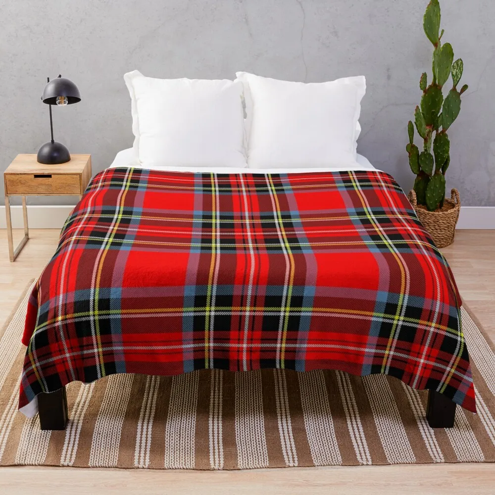 

Stewart Royal Modern Tartan Throw Blanket Luxury Blanket Hairy Blankets Blankets For Bed