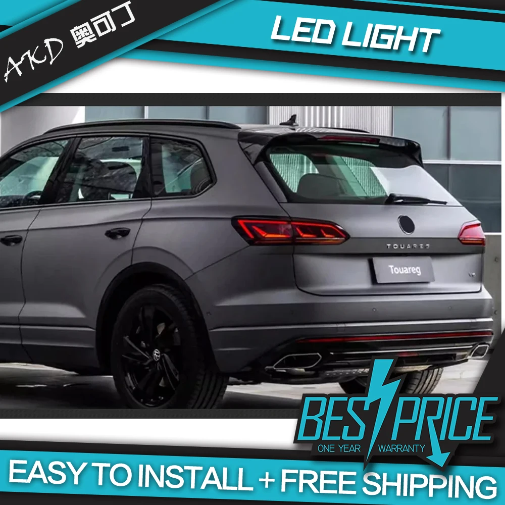 AKD tuning cars Tail lights For VW Touareg Led Tail Light 2019-2023 Touareg Rear Lamp DRL Dynamic Signal Reverseparking lights
AKD tuning cars Tail lights For VW Touareg Led Tail Light 2019-2023 Touareg Rear Lamp DRL Dynamic Signal Reverseparking lights