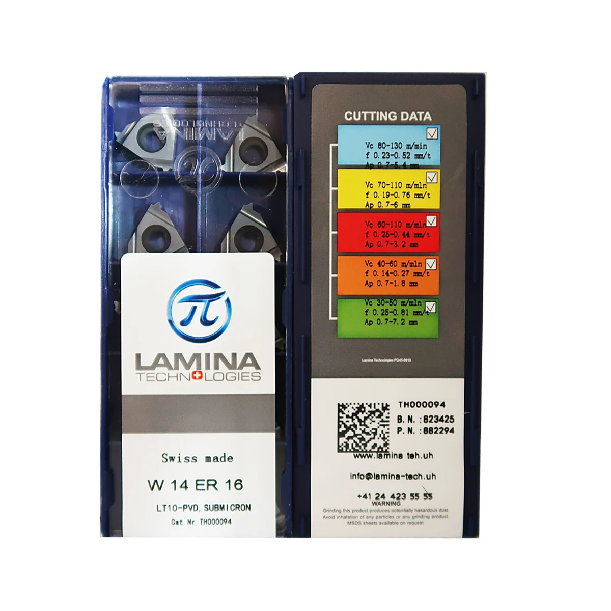LAMINA 100% Original W 14 IR16 LT10 W 14 ER16 LT10 CNC Lathe Machine Treading Turning Toos Insert
LAMINA 100% Original W 14 IR16 LT10 W 14 ER16 LT10 CNC Lathe Machine Treading Turning Toos Insert