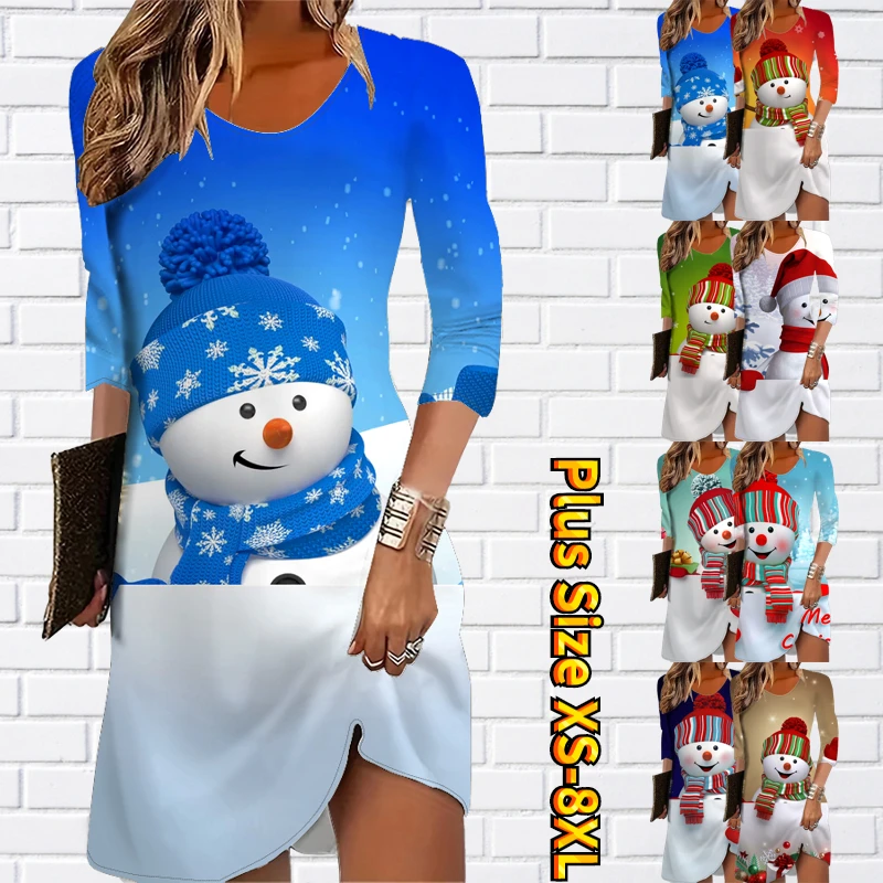 Autumn New Design Print Slim Skirt Fashion Knee-length Skirt Winter Women Round Neck Long Sleeve Skirt Halloween MIDI Skirt
Autumn New Design Print Slim Skirt Fashion Knee-length Skirt Winter Women Round Neck Long Sleeve Skirt Halloween MIDI Skirt