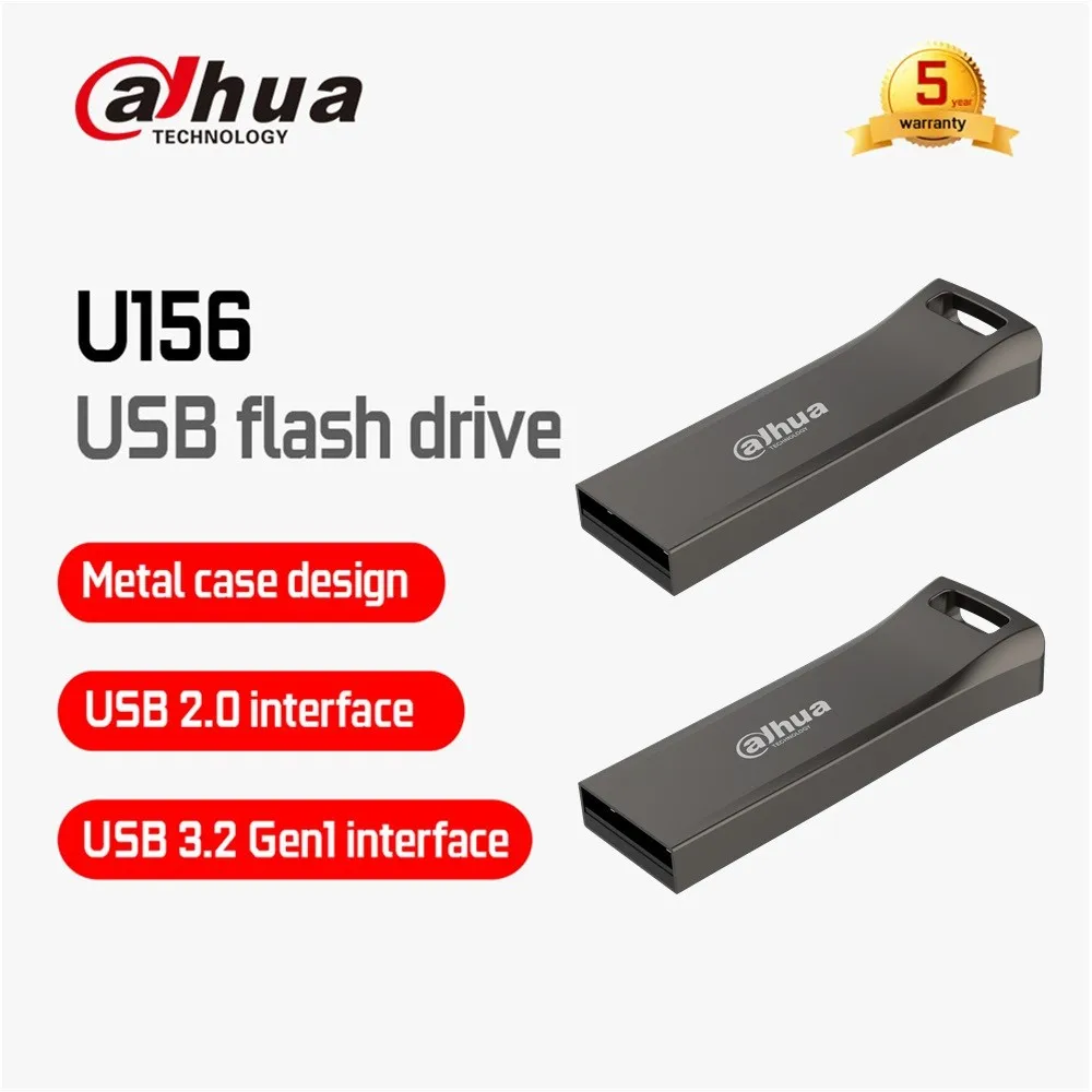 

Dahua U156 USB2.0 Gen1 USB Flash Drive 16GB Metal Shell USB Pendrive Pen Drives Memory Stick For PC High speed U156 diamond