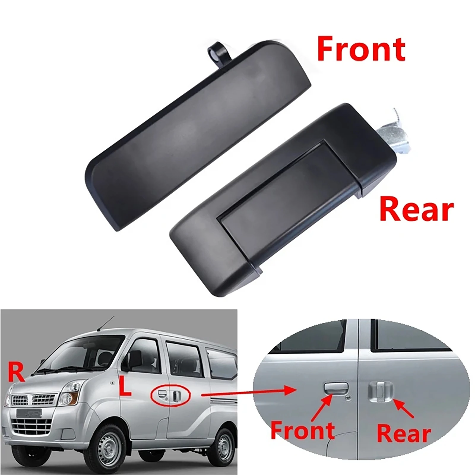 Car Black Front Rear Exterior Door Handle Outer Door Handle Fit for Lifan Foison 2009-2011
Car Black Front Rear Exterior Door Handle Outer Door Handle Fit for Lifan Foison 2009-2011