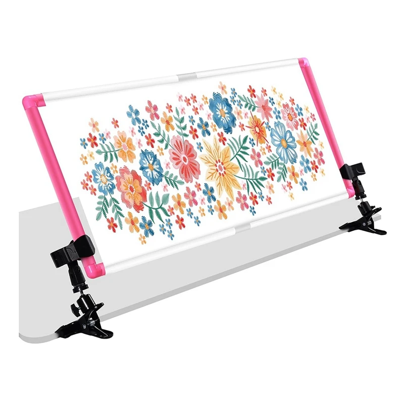 Large Rotating Crossstitch Frame With Clip For Embroidery, Crossstitch, Needlepoint, Quilting And Silk Painting Crafts Durable
Large Rotating Crossstitch Frame With Clip For Embroidery, Crossstitch, Needlepoint, Quilting And Silk Painting Crafts Durable