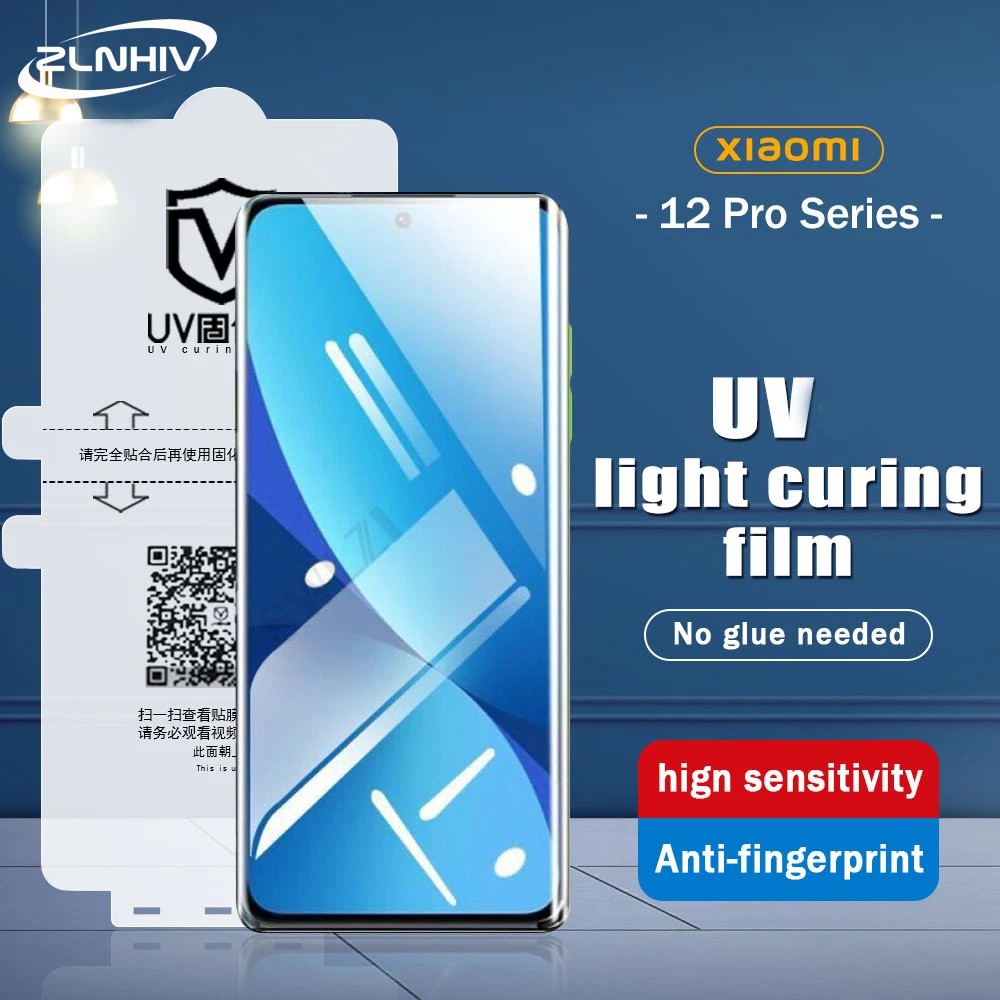 ZLNHIV screen protector For xiaomi 13 pro 12 12s 12x 10 11 Ultra civi 2 1s Mix 4 10s UV light curing film Not Glass protective
ZLNHIV screen protector For xiaomi 13 pro 12 12s 12x 10 11 Ultra civi 2 1s Mix 4 10s UV light curing film Not Glass protective