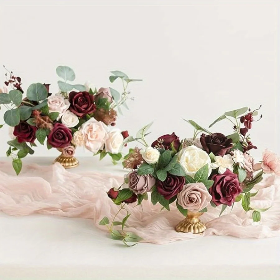 2pcs/Set Artificial Flower Wedding Centerpiece Flower For Ceremony/Reception Tabletop Mantel Archway Aisle For Wedding Decoratio
2pcs/Set Artificial Flower Wedding Centerpiece Flower For Ceremony/Reception Tabletop Mantel Archway Aisle For Wedding Decoratio