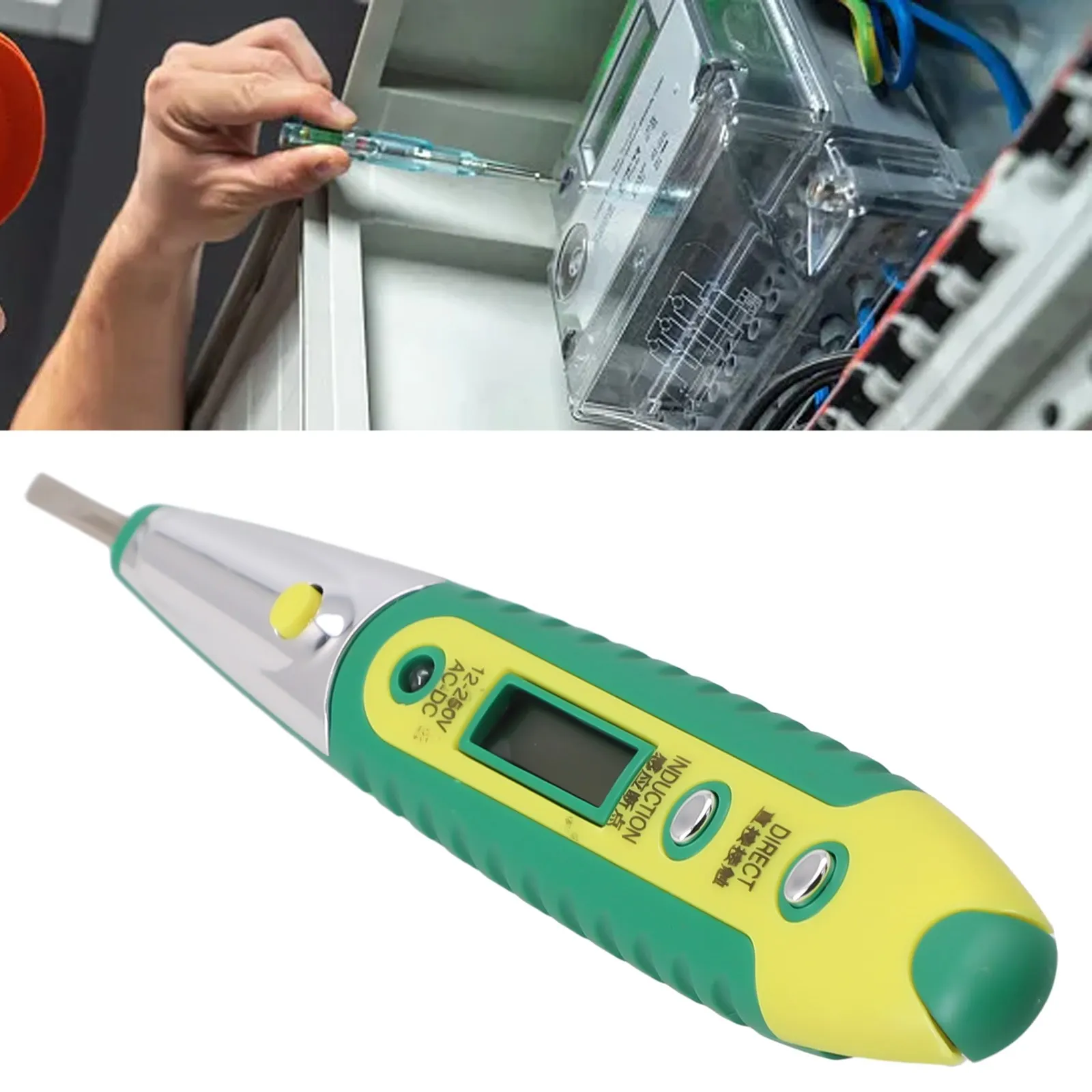 1PCS Non-contact Induction Test Pencil VD700 Digital Display Induction Electric Pen Multi-function Test Pen With Lighting
1PCS Non-contact Induction Test Pencil VD700 Digital Display Induction Electric Pen Multi-function Test Pen With Lighting