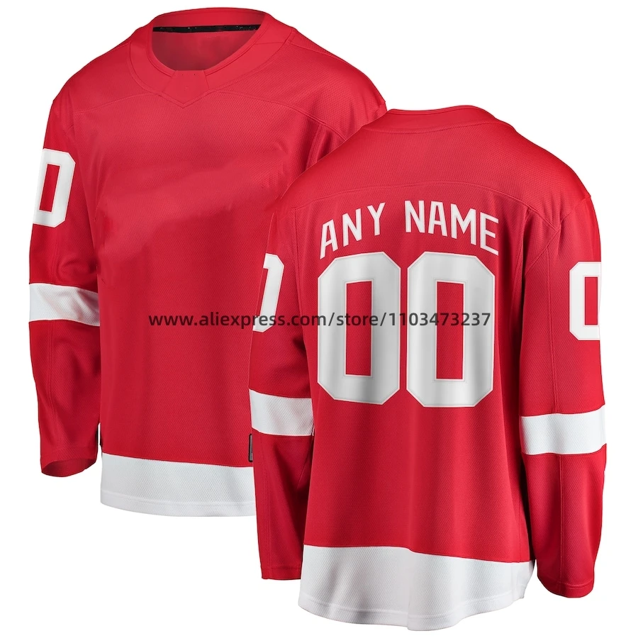 

Wholesale Stitched Detroit Ice Hockey Jersey Red Name No. 71 Dylan Larkin 88 Patrick Kane High Quality