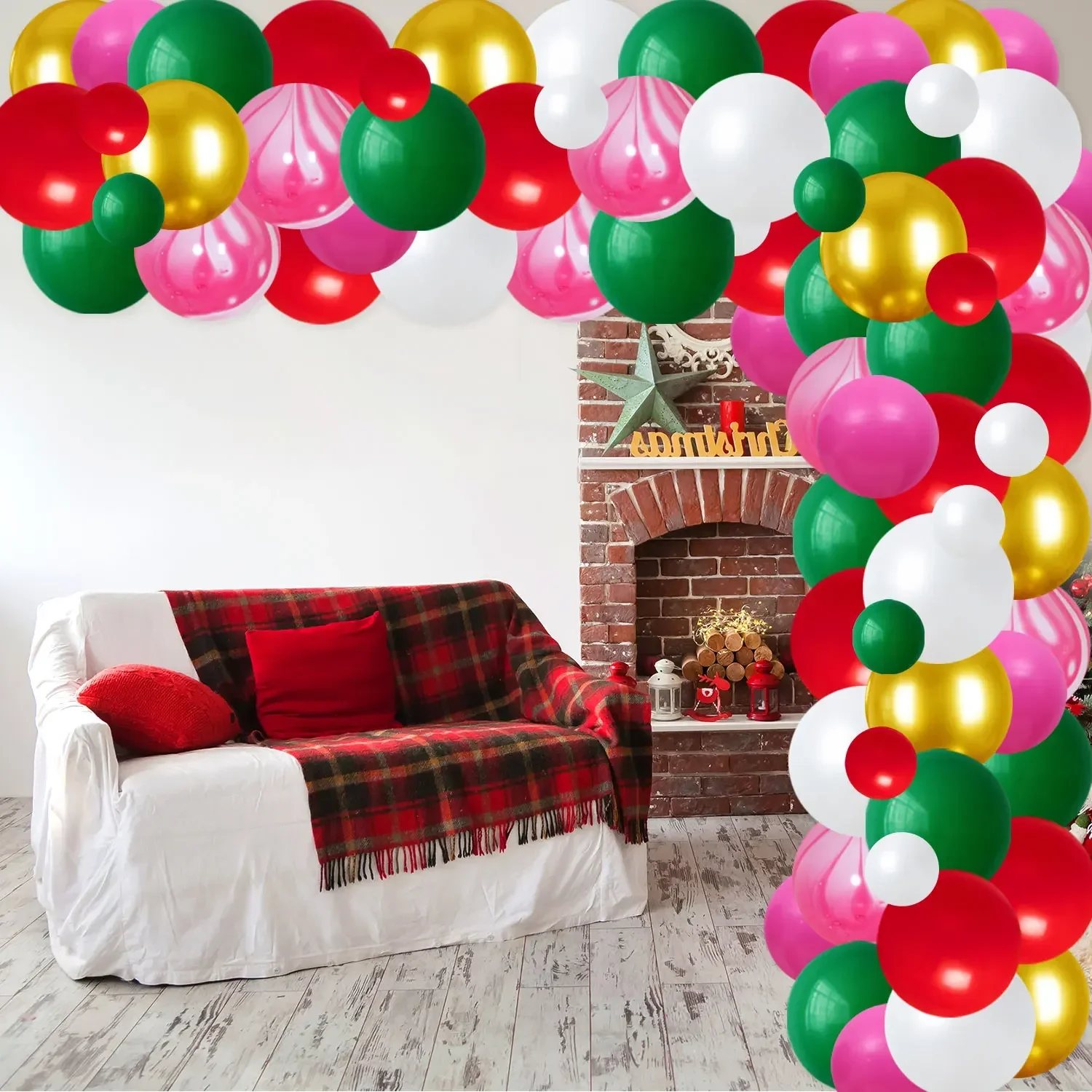 Latex Balloon Arch Bridge, Christmas Theme, Red, Green, Pink, Party Background Decoration, Event Decoration, 88Pcs
Latex Balloon Arch Bridge, Christmas Theme, Red, Green, Pink, Party Background Decoration, Event Decoration, 88Pcs