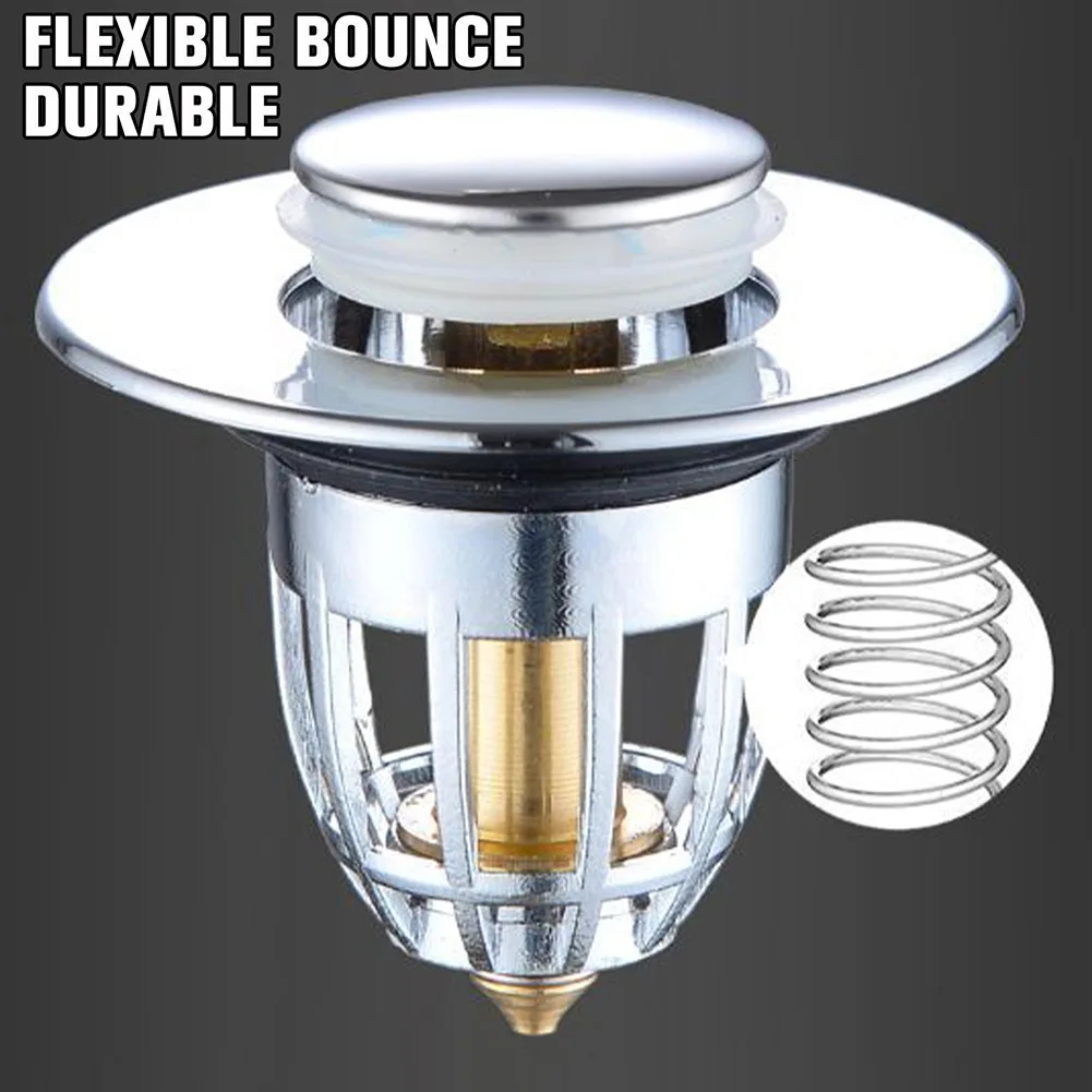 1pc Basin Up Bounce Core Household Bathroom Basin Drain Filter Hair Catcher Sink Strainer Bathtub Stopper Bathtub Drains
1pc Basin Up Bounce Core Household Bathroom Basin Drain Filter Hair Catcher Sink Strainer Bathtub Stopper Bathtub Drains