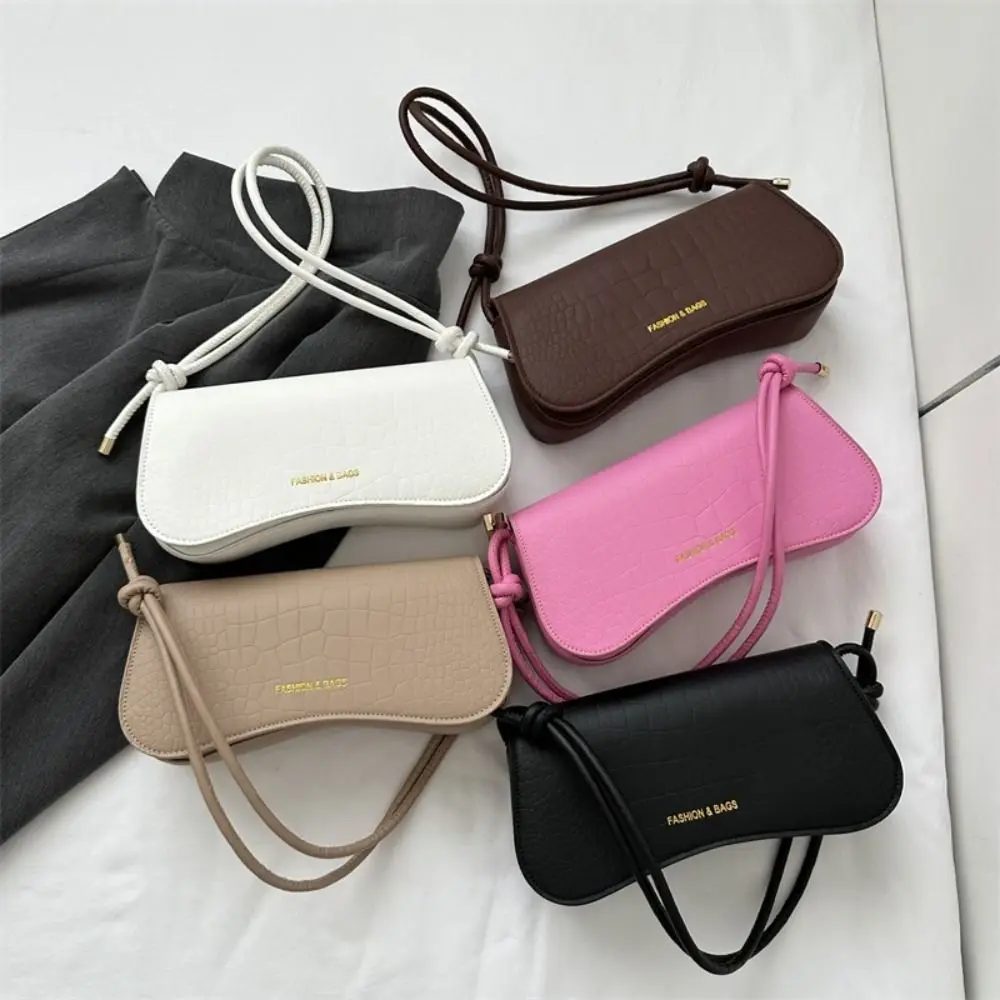 

Женская наплечная сумка из ПУ кожи, новая премиальная модная маленькая квадратная сумка, однотонная элегантная сумка-слинг для улицы