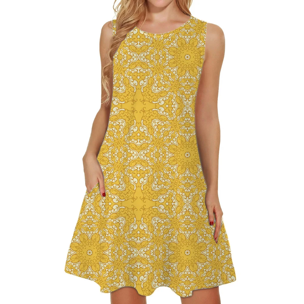 New Fashion Women Sexy Dresses Sleeveless Loose Mini Dress Summer T-shirts Dresses Summer Casual Beach Vacation Dress S-3XL 2024
New Fashion Women Sexy Dresses Sleeveless Loose Mini Dress Summer T-shirts Dresses Summer Casual Beach Vacation Dress S-3XL 2024