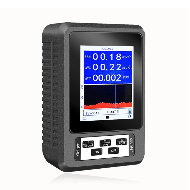 

Geiger Counter Nuclear Radiation Detector Β Y X-Ray Detector Real-Time Mean Cumulative Dose Modes Radioactive Tester