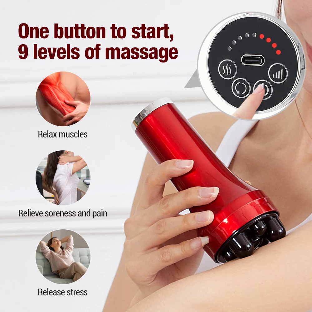 

Electric Body Massager Anti Cellulite Abdominal Massage Fitness Tool Infrared Slimming Massage Therapy Relaxes Relieve Pain