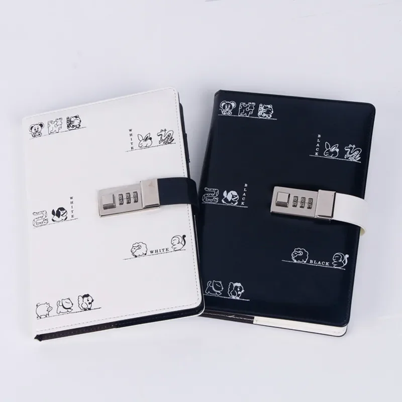 Lock Diary Faux Leather PU Password Book Business Notepad Constellation Notebook Pupil Cute Cartoon Writing Pads Stationery
Lock Diary Faux Leather PU Password Book Business Notepad Constellation Notebook Pupil Cute Cartoon Writing Pads Stationery