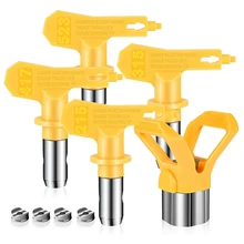 5Pcs Reversible Airless Paint Nozzles with Tip Guard Set, Sprayer Paint Machine and Spraying Parts(215 315 417 523)
5Pcs Reversible Airless Paint Nozzles with Tip Guard Set, Sprayer Paint Machine and Spraying Parts(215 315 417 523)