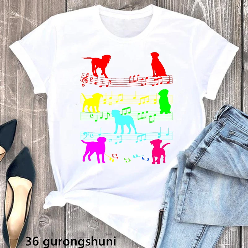 Rainbow Dog Play Music Note Graphic Print Tshirt Girls Hip Hop Funny T Shirt Women'S Clothing Harajuku Kawaii Female T-Shirt
Rainbow Dog Play Music Note Graphic Print Tshirt Girls Hip Hop Funny T Shirt Women'S Clothing Harajuku Kawaii Female T-Shirt