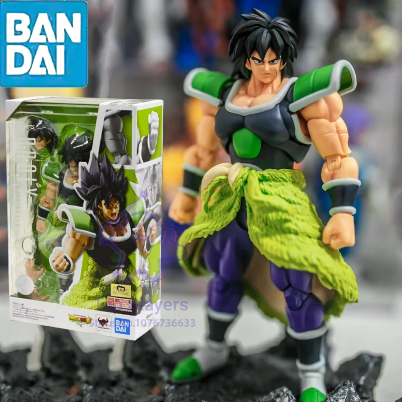 

Оригинальные фигурки Bandai S.H. Фигуртс Broly супер Драконий жемчуг супер в наличии Аниме фигурки модели игрушки коллекция декорирование подарки на день рождения