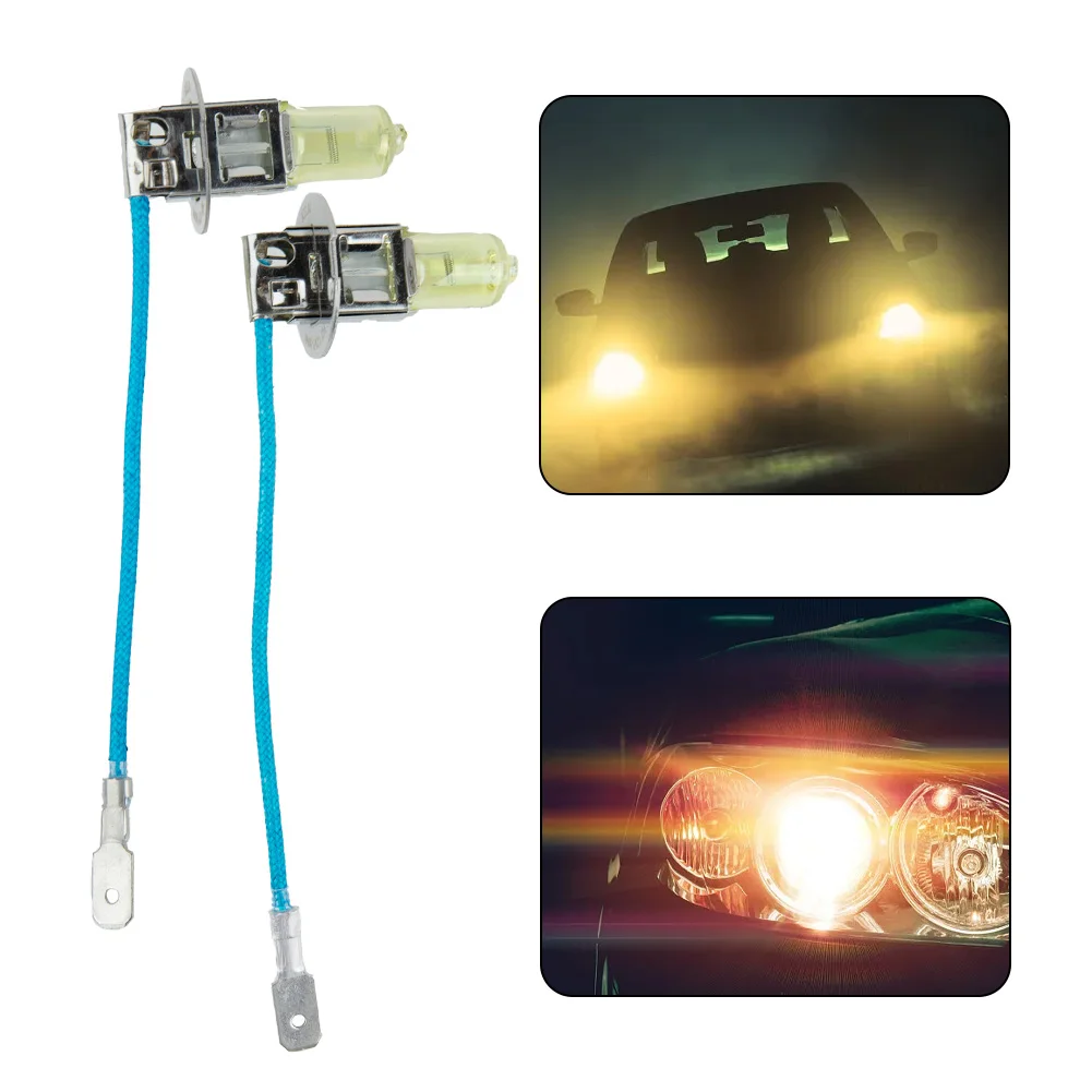 2PCS H3 Halogen Fog Lights 100W 12V Amber Yellow High Beam High Power Car Headlight Lamp Car Light Source Accessories
2PCS H3 Halogen Fog Lights 100W 12V Amber Yellow High Beam High Power Car Headlight Lamp Car Light Source Accessories