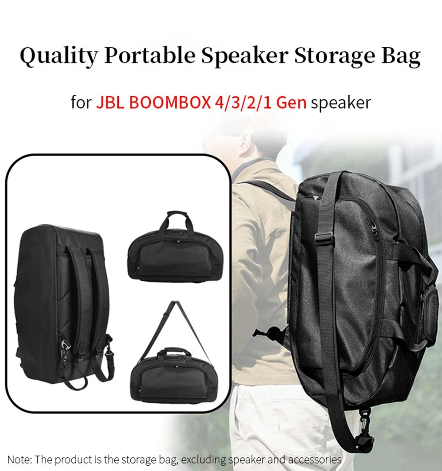 Quality Backpack for JBL BOOMBOX4/3/2/1 Gen Speaker Storage Bag BOOMBOX 4th 3th 2th Gen Audio Travel Carring Case Quality Backpack for JBL BOOMBOX4/3/2/1 Gen Speaker Storage Bag BOOMBOX 4th 3th 2th Gen Audio Travel Carring Case