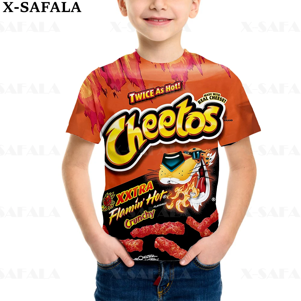 Hot Cheetos Food Puffs Boys TShirt Short Sleeves Tops Girls Children Clothing Summer T-shirt Tee Toddler Clothes for 2-8 Years12
Hot Cheetos Food Puffs Boys TShirt Short Sleeves Tops Girls Children Clothing Summer T-shirt Tee Toddler Clothes for 2-8 Years12