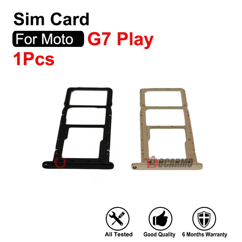 Black Gold Sim Card Sim Tray Holder Socket Slot For Motorola Moto G7 Play Repair Replacement Parts
Black Gold Sim Card Sim Tray Holder Socket Slot For Motorola Moto G7 Play Repair Replacement Parts