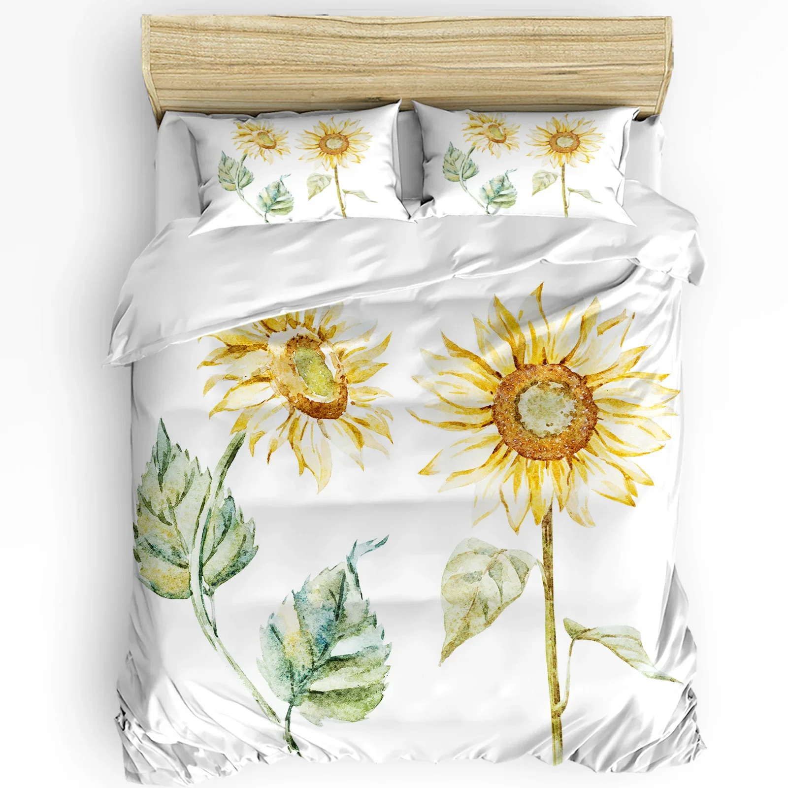 3pcs Bedding Set Sunflower Watercolor White Home Textile Duvet Cover Pillow Case Boy Kid Teen Girl Bedding Covers Set
3pcs Bedding Set Sunflower Watercolor White Home Textile Duvet Cover Pillow Case Boy Kid Teen Girl Bedding Covers Set
