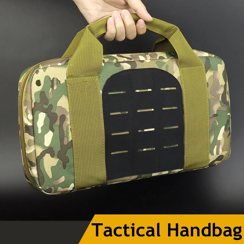 Multifunctional Tactical Pistol Handbag Outdoor EDC Tool Bag Outdoor Sports Hunting Shooting Sundries Storage Padded Case
Multifunctional Tactical Pistol Handbag Outdoor EDC Tool Bag Outdoor Sports Hunting Shooting Sundries Storage Padded Case