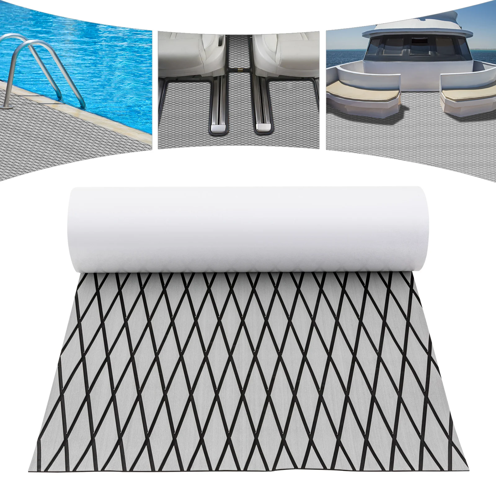 94*35in EVA Foam Teak Sheet Marine Flooring Yacht Synthetic Boat Decking Self-Adhesive Pad
94*35in EVA Foam Teak Sheet Marine Flooring Yacht Synthetic Boat Decking Self-Adhesive Pad