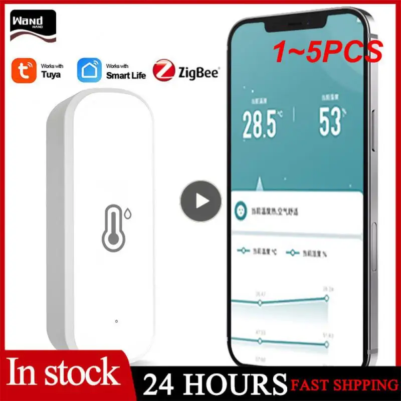 1~5PCS Tuya ZigBee/wifi Smart Temperature And Humidity Sensor Battery Powered ZigBee Smart Home Security Work With Alexa
1~5PCS Tuya ZigBee/wifi Smart Temperature And Humidity Sensor Battery Powered ZigBee Smart Home Security Work With Alexa