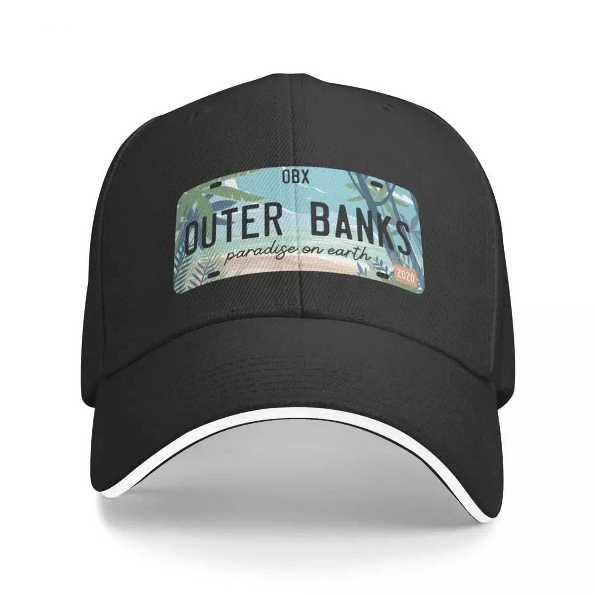 

Outer Banks License Plate (Outer Banks) Baseball Cap Luxury Brand fashionable Custom Cap Bobble Hat Men Luxury Brand Women's