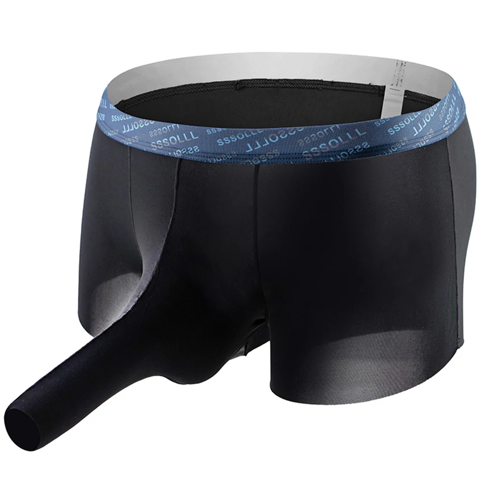 Sexy Elephant Nose Underwear Men Cool Male Panties Boxer Briefs Ice Silk Mesh Breathable Low Waist Knickers Bikini Slip Homme
Sexy Elephant Nose Underwear Men Cool Male Panties Boxer Briefs Ice Silk Mesh Breathable Low Waist Knickers Bikini Slip Homme