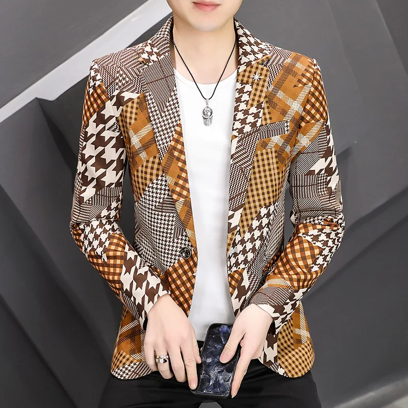 Men Plaid Vintage Blazer Stylish Male Blazer Suit Jacket Coat Men Long Sleeve Blazer Men Regular Abrigo Hombre Men Clothing
Men Plaid Vintage Blazer Stylish Male Blazer Suit Jacket Coat Men Long Sleeve Blazer Men Regular Abrigo Hombre Men Clothing