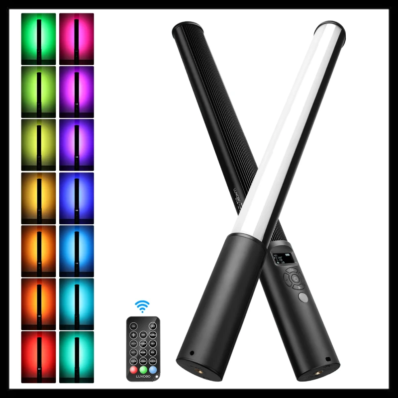 

LUXCEO P400 Light Wand Handheld RGB Stick LED Colorful Photography Video Lamp CRI 95+ 2500K- 6500K For Studio Photo Vlog