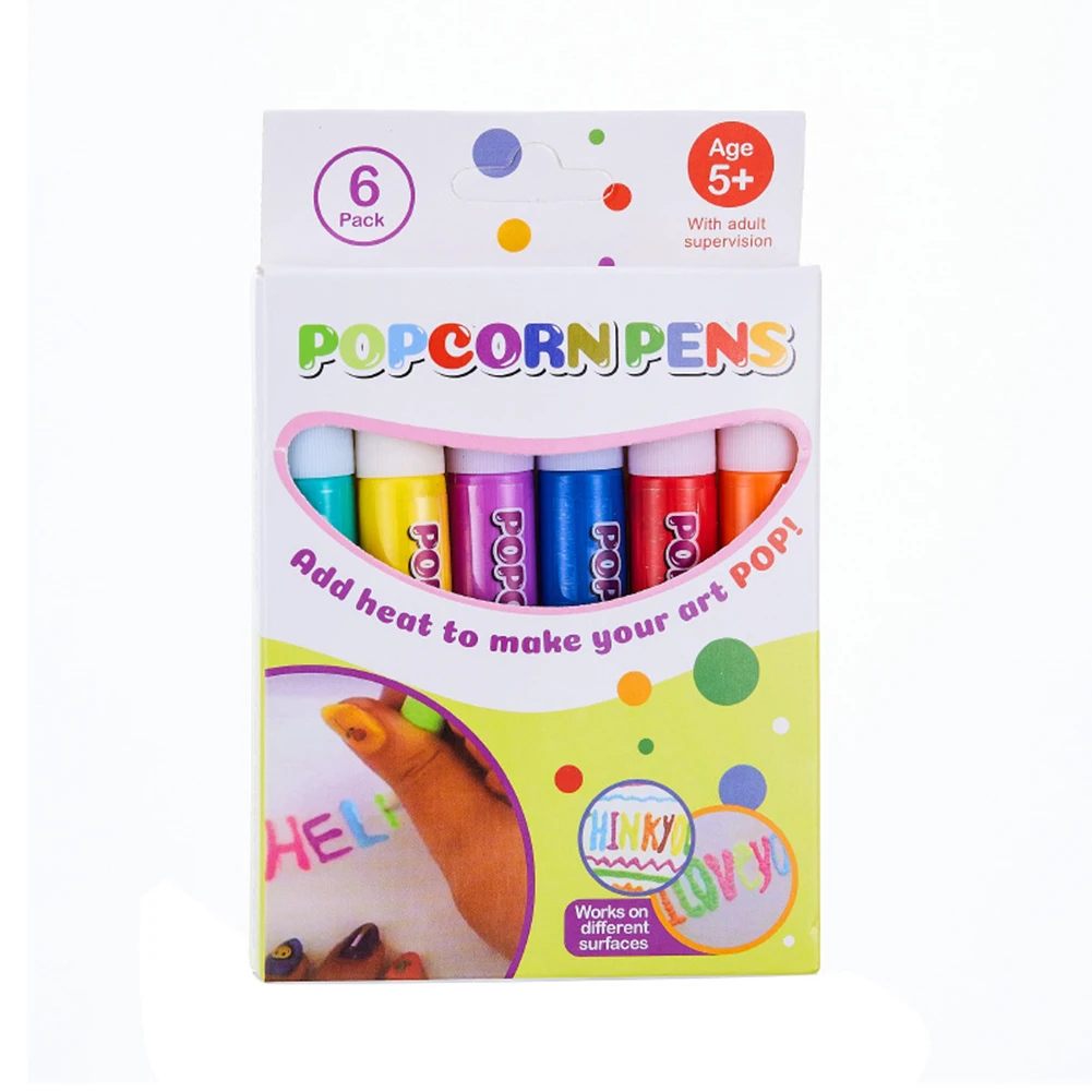 Brand New Popcorn Drawing Pen Bubble Pen Popcorn 10.5cm 3D Printing 6pcs Birthday Bubble Marker DIY Cotton Pen
Brand New Popcorn Drawing Pen Bubble Pen Popcorn 10.5cm 3D Printing 6pcs Birthday Bubble Marker DIY Cotton Pen
