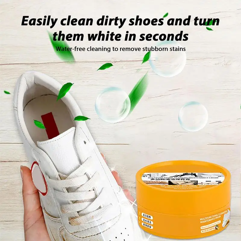 Leather Cleaning Paste Multi Functional White Shoe Stain Remover Cream Waterless Pasty Cleaning Maintenance Cream for Shoes
Leather Cleaning Paste Multi Functional White Shoe Stain Remover Cream Waterless Pasty Cleaning Maintenance Cream for Shoes
