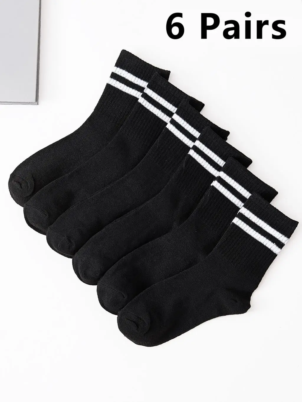 6 Pairs Popular Parallel Bars Socks Men's Business Sports Sweat-absorbing Breathable Spring Autumn Simple High-quality Boy Socks
6 Pairs Popular Parallel Bars Socks Men's Business Sports Sweat-absorbing Breathable Spring Autumn Simple High-quality Boy Socks