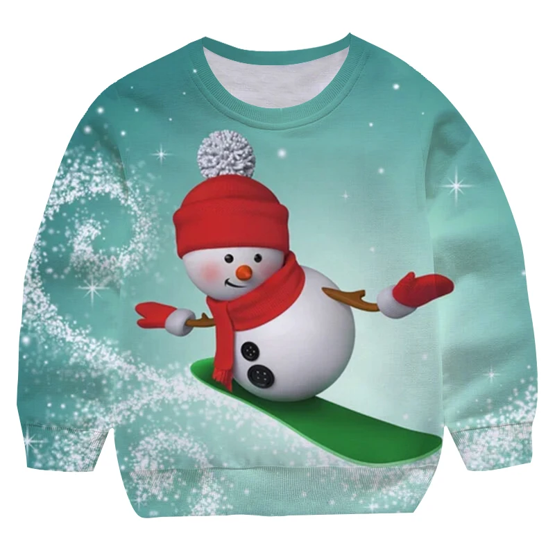 2023 year Christmas Deer Sweatshirt Girls Boys Size winter Cartoon Snowman Christmas Kids Round neck Christmas 4-14 Years tops
2023 year Christmas Deer Sweatshirt Girls Boys Size winter Cartoon Snowman Christmas Kids Round neck Christmas 4-14 Years tops