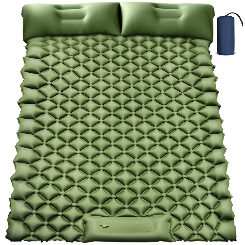 Portable Camping Mat Double Sleeping Pad for Self Inflating with Pillow Pump Inflatable Sleeping Mat for Hiking Traveling Tent
Portable Camping Mat Double Sleeping Pad for Self Inflating with Pillow Pump Inflatable Sleeping Mat for Hiking Traveling Tent