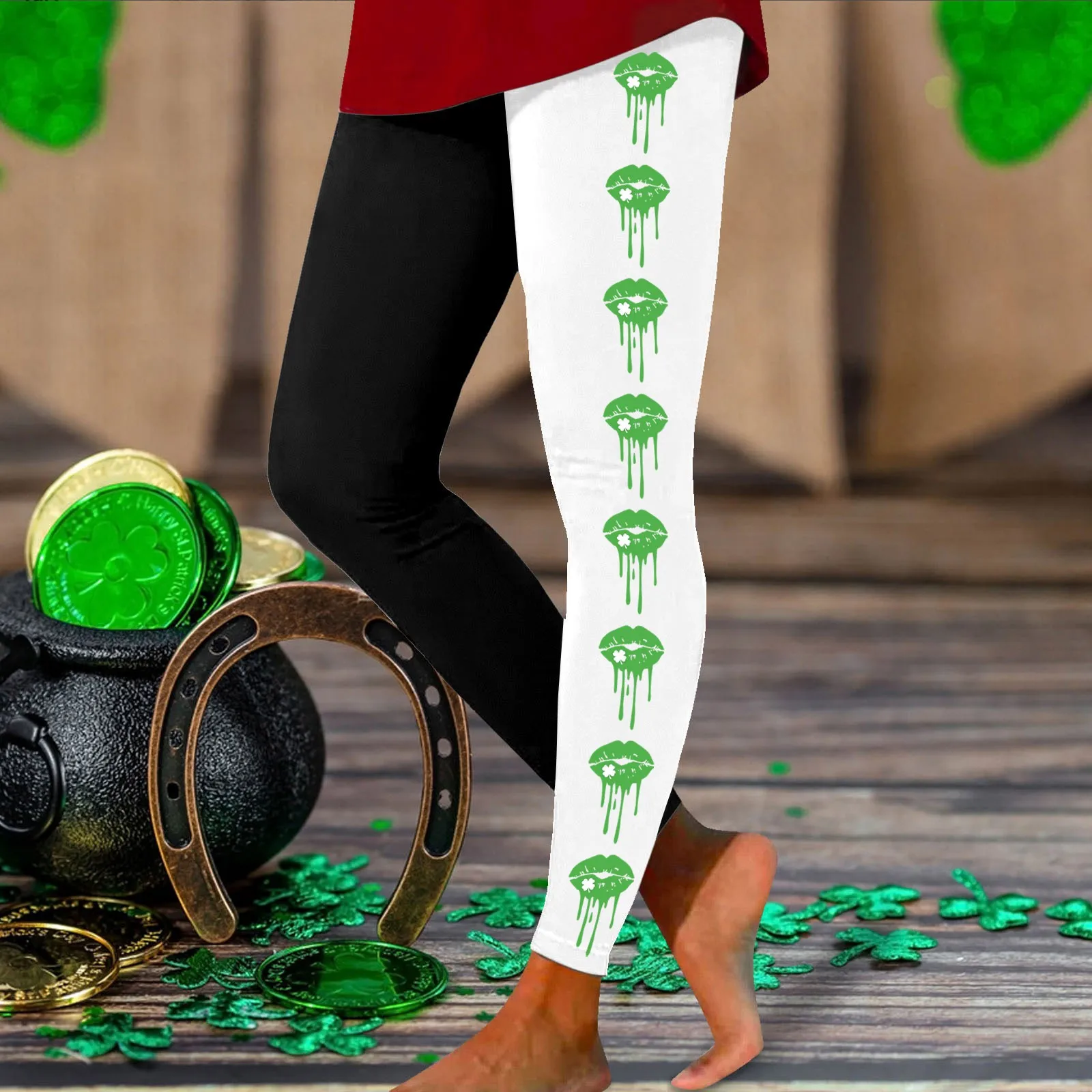 Womens Casual Comfort Saint P Day Printed Leggings Workout Trousers Pants Women Cotton Leggings Pants
Womens Casual Comfort Saint P Day Printed Leggings Workout Trousers Pants Women Cotton Leggings Pants